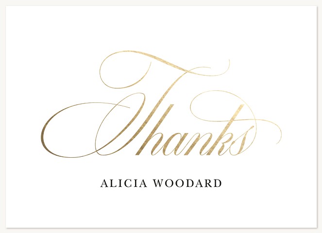 True Elegance Thank You Cards 