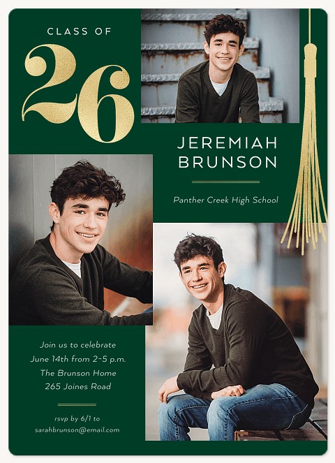 Fine Tassel  Graduation Cards