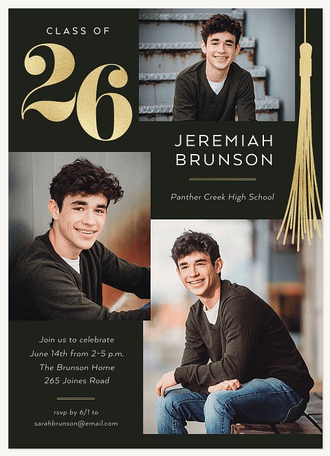 Fine Tassel  Graduation Cards