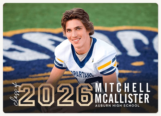 Collegiate Overlay Graduation Cards