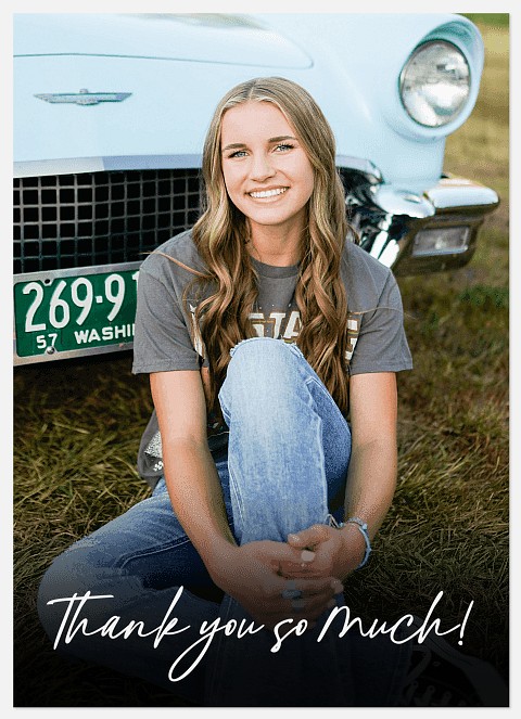 Side Trio Thank You Cards 