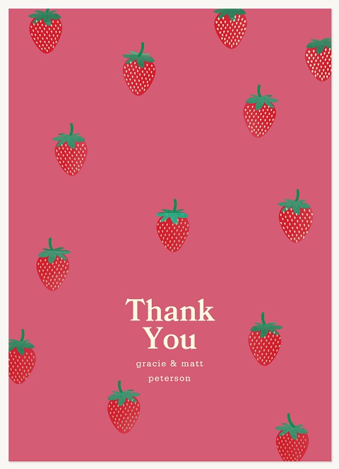 Berry Sweet Thank You Cards 