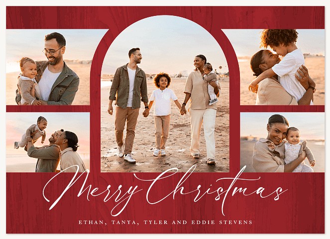 Center Arch Personalized Holiday Cards