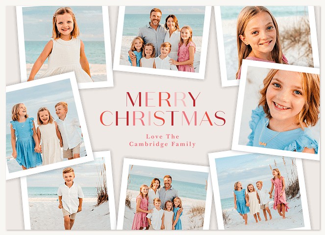 Peaceful Array Personalized Holiday Cards