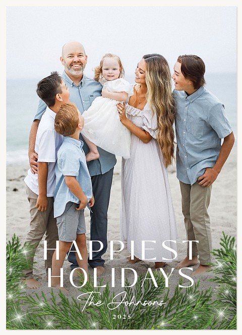 Fir Real Personalized Holiday Cards