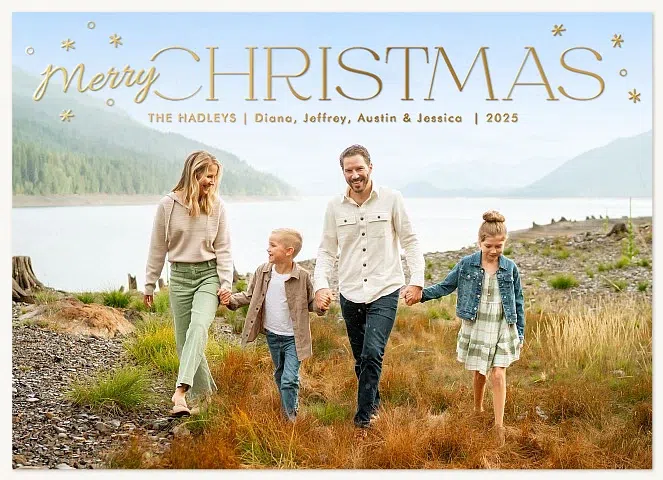 Magical Christmas Personalized Holiday Cards