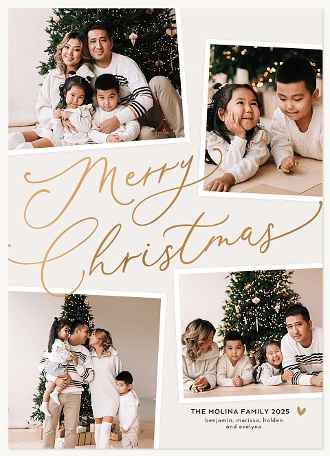 Festive Scatter Personalized Holiday Cards