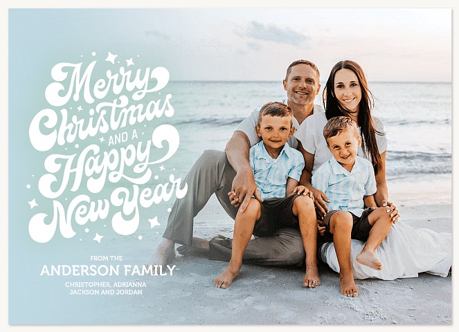 Groovy Holiday Christmas Cards