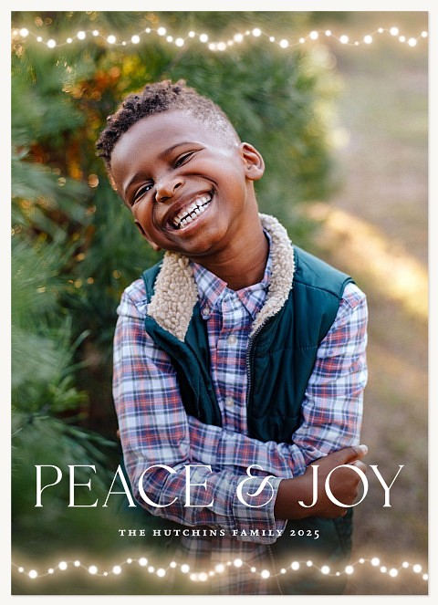 Lighted Personalized Holiday Cards