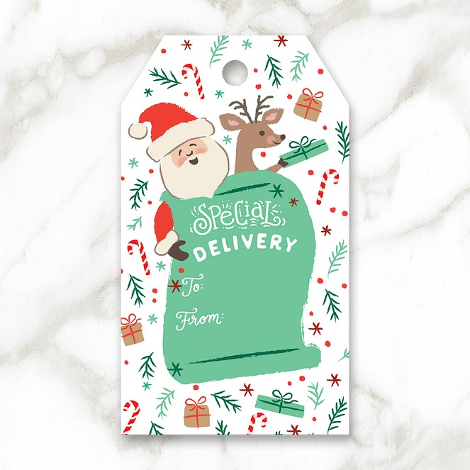 A Special Delivery Custom Gift Tags