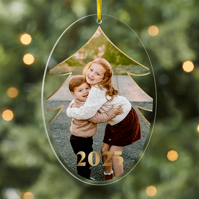 Gilded Tree Personalized Ornaments