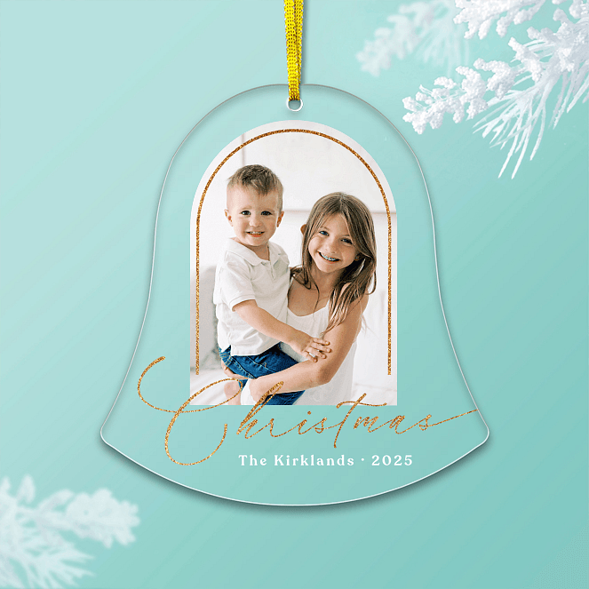 Shimmer Arch Personalized Ornaments