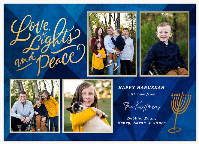 Hanukkah Prism Hanukkah Cards