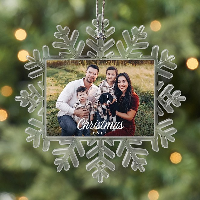 Simply Written Personalized Ornaments