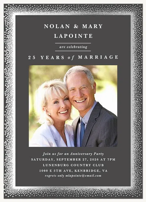 Radiant Together Wedding Anniversary Invitations
