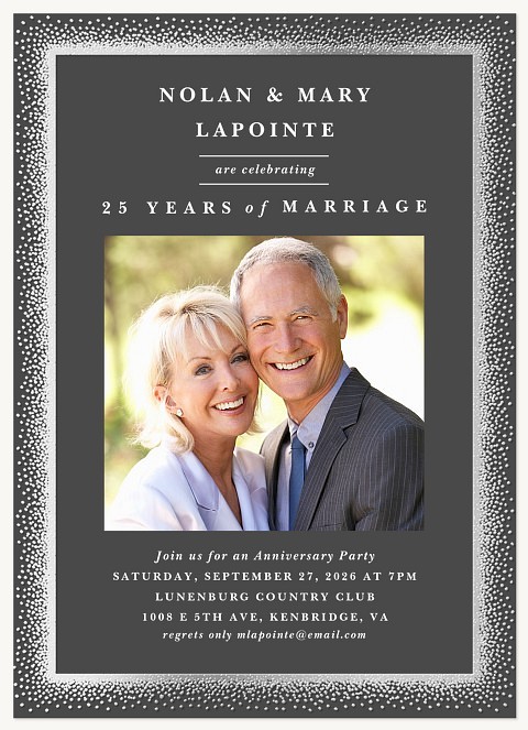 Radiant Together Wedding Anniversary Invitations
