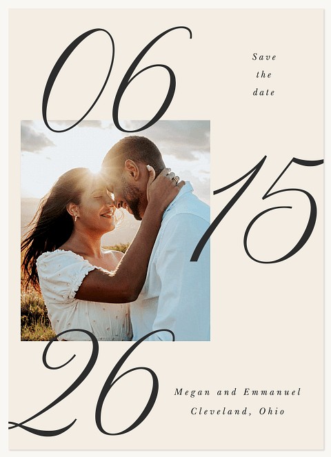 Pure Date Save the Date Cards