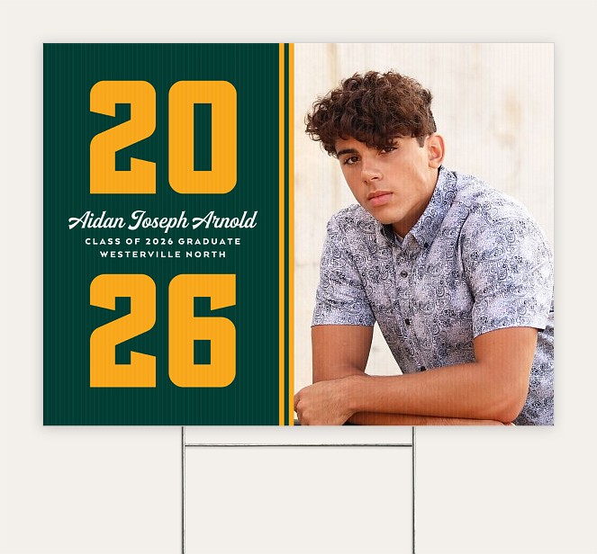 Championship Year Custom Yard Signs