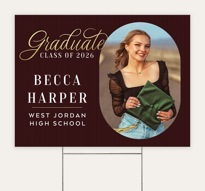 Diploma Elegance Custom Yard Signs