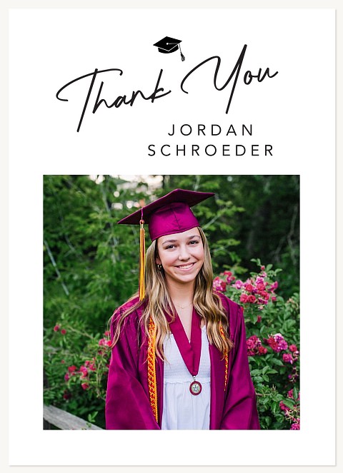 Class and Cap Thank You Cards 