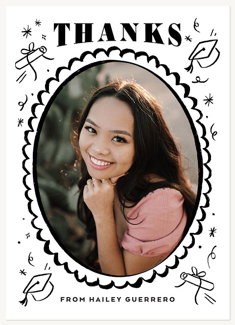 Sketchy Doodles Thanks Thank You Cards 