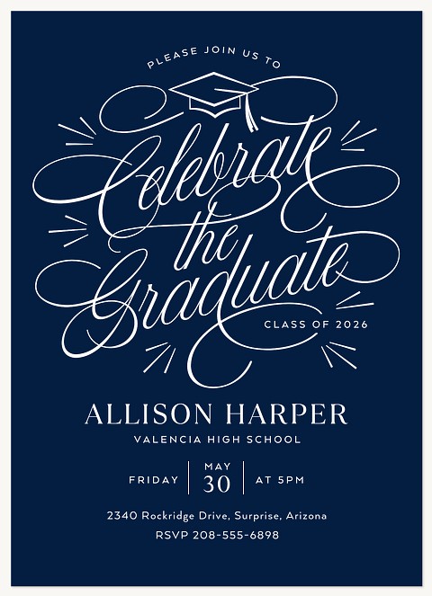 Elegant Grad Graduation Cards