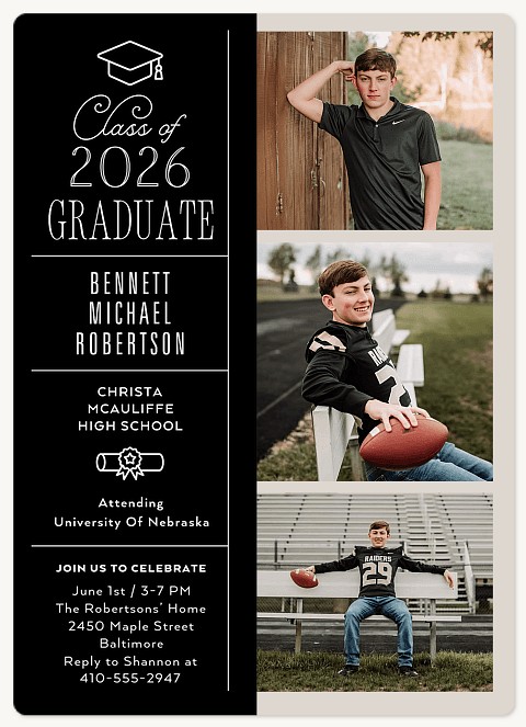 Stacked Accomplishment Graduation Cards