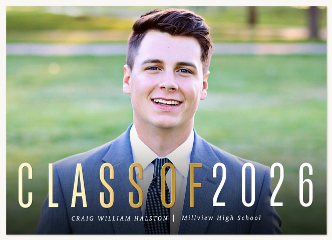Collegiate Class Graduation Announcements