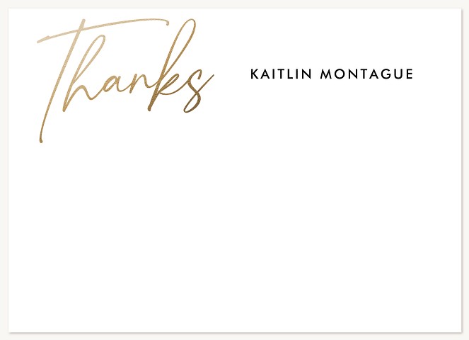 Top Notch Thank You Cards 