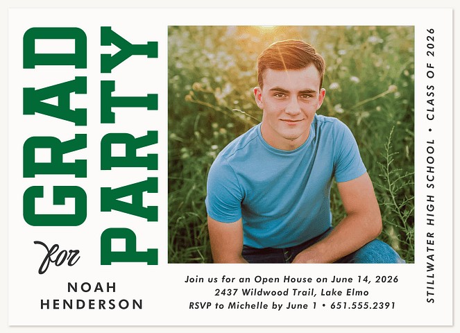 Varsity Edge Graduation Cards