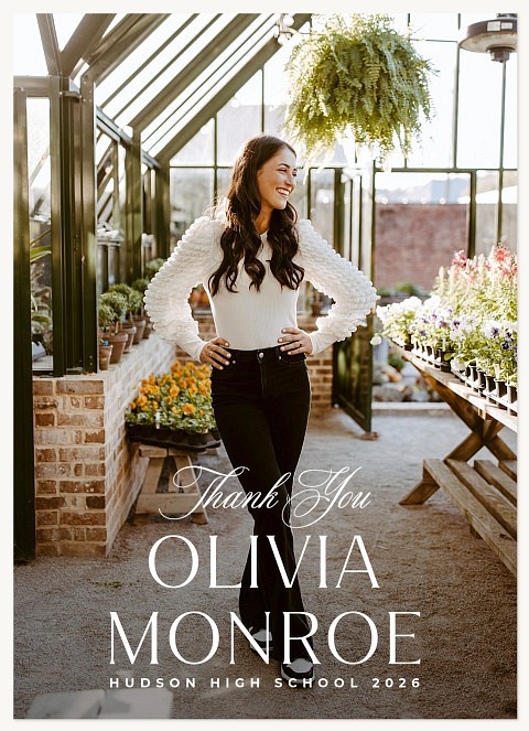 Front and Center Thank You Cards 