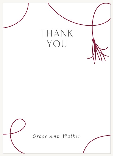 Tassels & Toasts Thank You Cards 