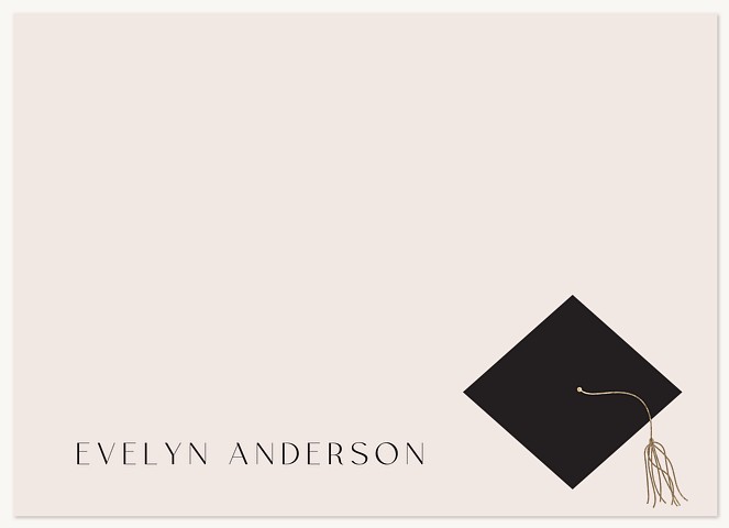 Gold Tassel Thanks Thank You Cards 