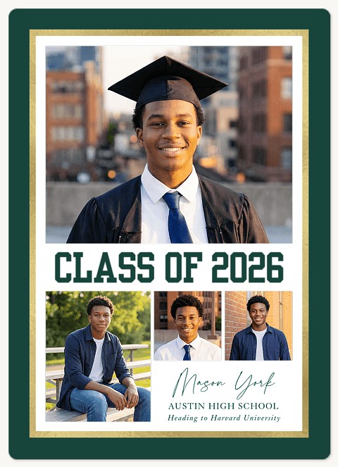 Senior Collage Graduation Cards