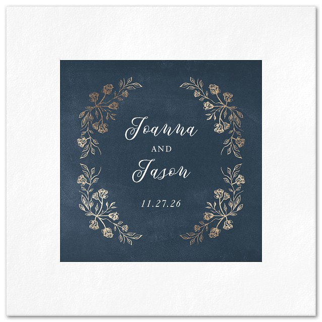 Indigo Splendor Custom Napkins