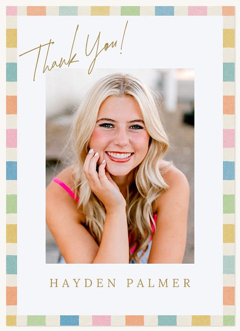 Fun Colors Thank You Cards 