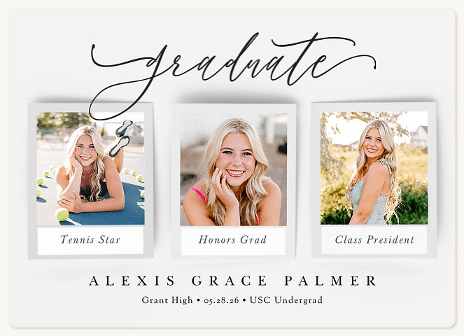Snapshot Series Graduation Cards