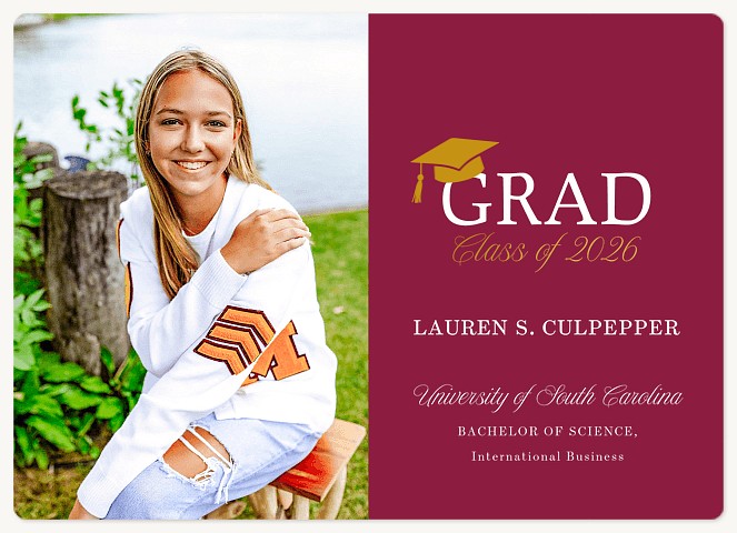 Split Feature Graduation Cards