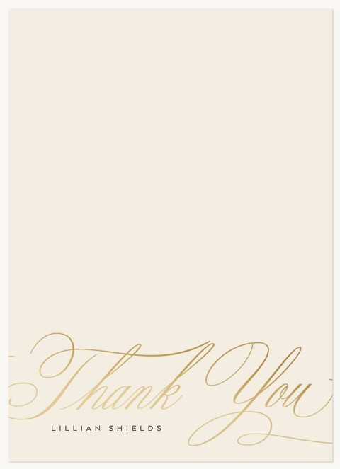 Flourished Elegance Thank You Cards 