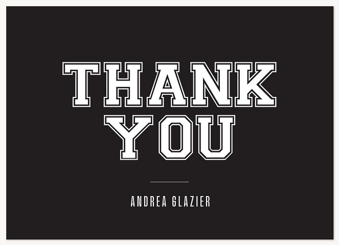 Sporty Thanks Thank You Cards 