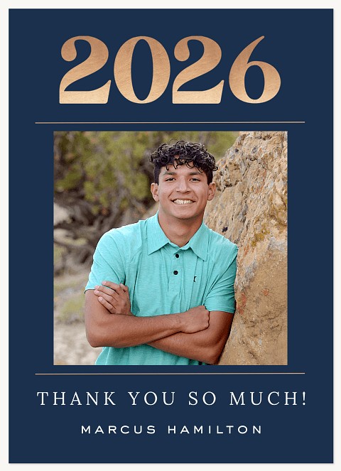 Simple Photo Thank You Cards 