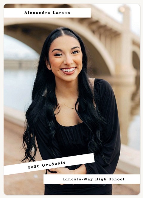 Stripes Graduation Cards