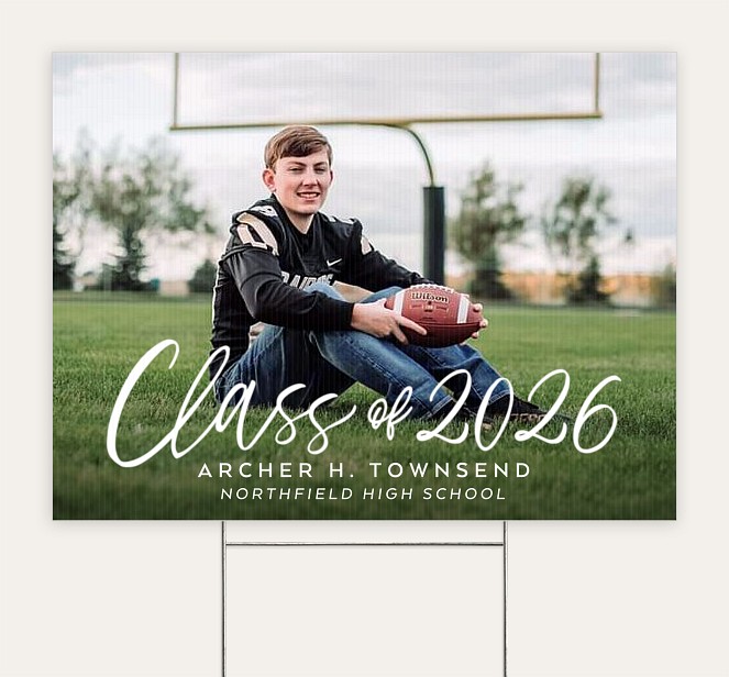 Bold Script Custom Yard Signs