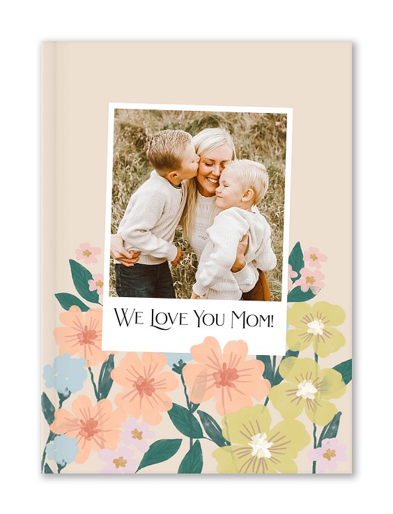 Gentle Blossoms Custom Hardcover Journals