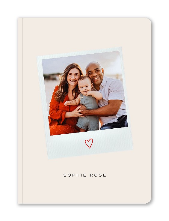 Polaroid Heart Custom Softcover Journals