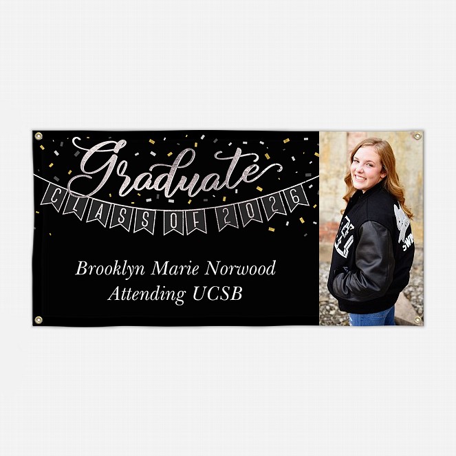Cheerful Graduation Banner  Graduation Banners