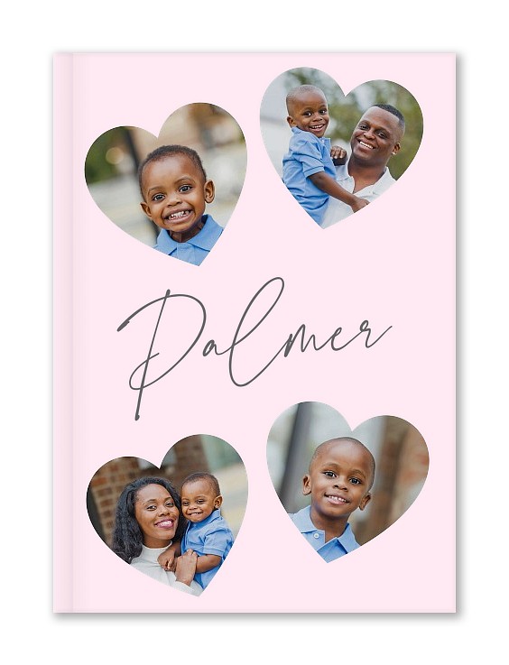 Heart Photos Custom Hardcover Journals