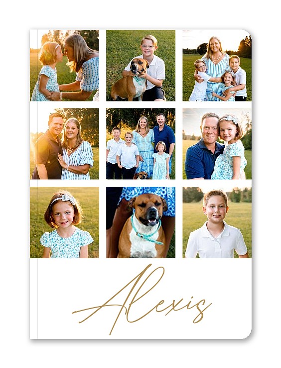 Modern Blocks Custom Softcover Journals