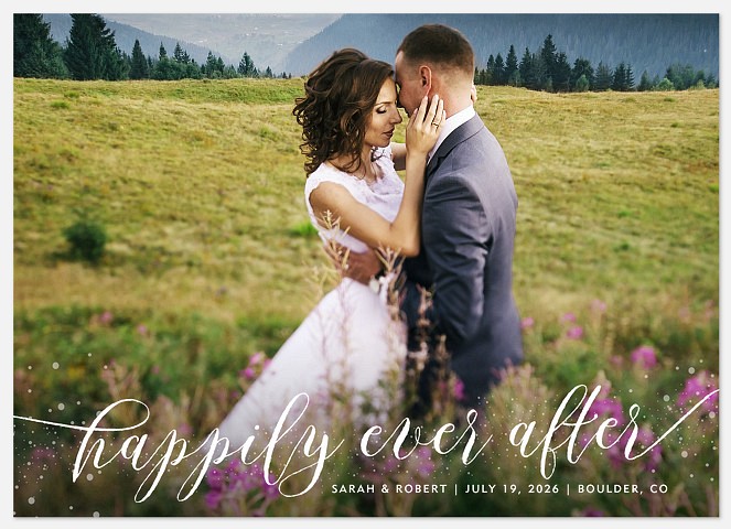 Fairytale Love Wedding Announcements