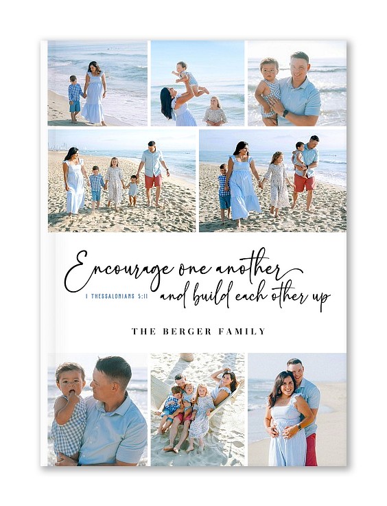 Encouraging Script Custom Hardcover Journals